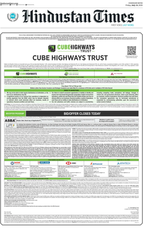 Cover of Hindustan Times (Jalandhar)