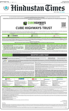 Cover of Hindustan Times (Patiala)