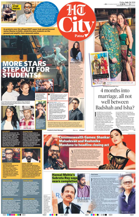 Cover of Hindustan Times (Patna) - Live