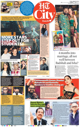 Cover of Hindustan Times (Ranchi) - Live