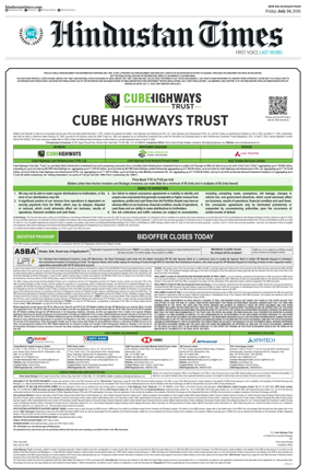 Cover of Hindustan Times ST (Jaipur)