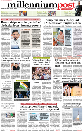 Cover of Millennium Post (Kolkata)