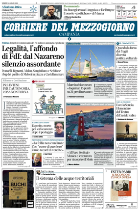 Cover of Corriere del Mezzogiorno (Campania)