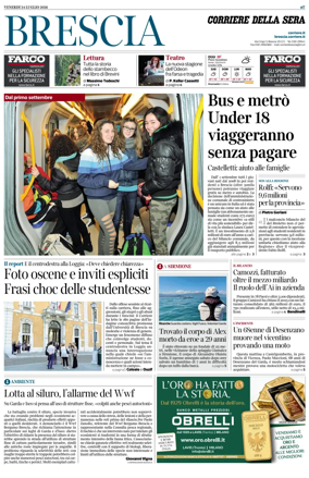 Cover of Corriere della Sera (Brescia)