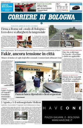Cover of Corriere di Bologna
