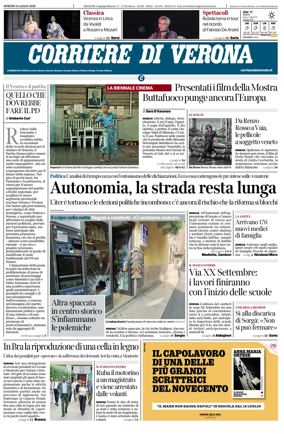 Cover of Corriere di Verona
