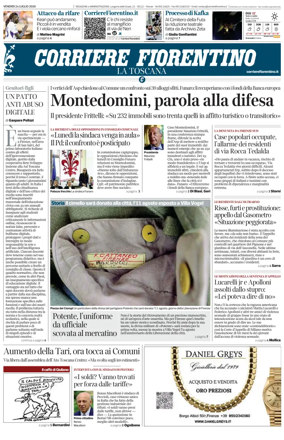 Cover of Corriere Fiorentino