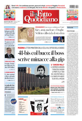 Cover of Il Fatto Quotidiano