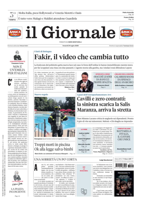 Cover of Il Giornale (Italy)