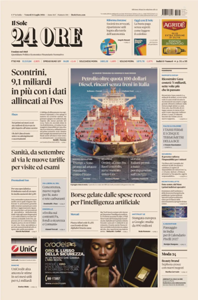 Cover of Il Sole 24 Ore