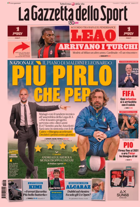 Cover of La Gazzetta dello Sport