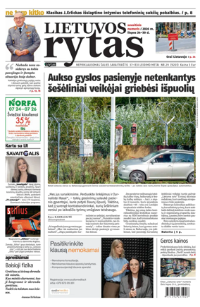 Cover of Lietuvos Rytas
