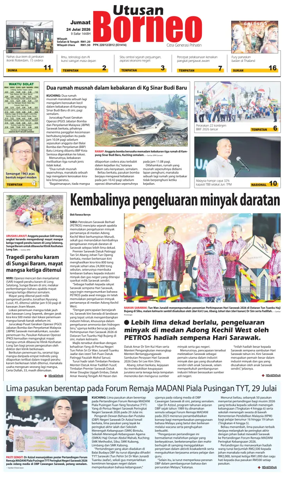 Cover of Utusan Borneo (Sarawak)