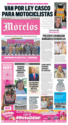 Cover of Diario de Morelos
