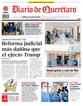 Cover of Diario de Queretaro