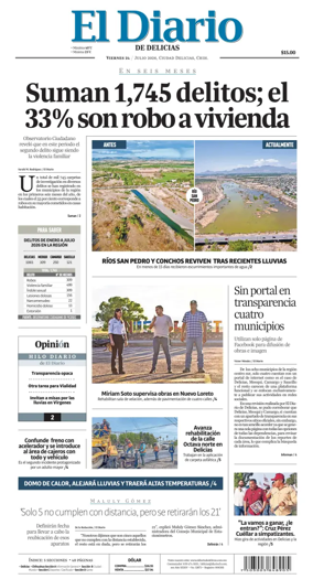 Cover of El Diario de Delicias