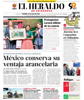 Cover of El Heraldo de Chihuahua