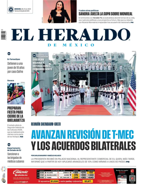 Cover of El Heraldo de Mexico