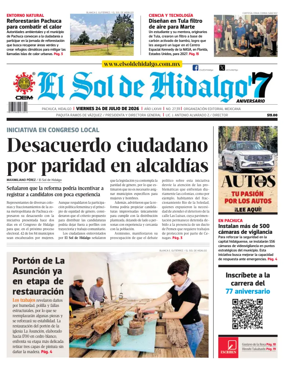 Cover of El Sol de Hidalgo