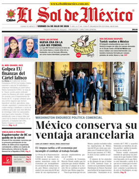 Cover of El Sol de Mexico