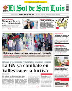 Cover of El Sol de San Luis Potosi