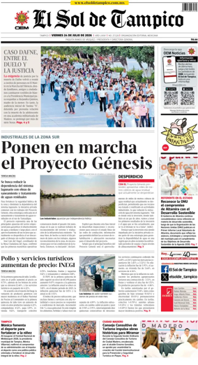 Cover of El Sol de Tampico