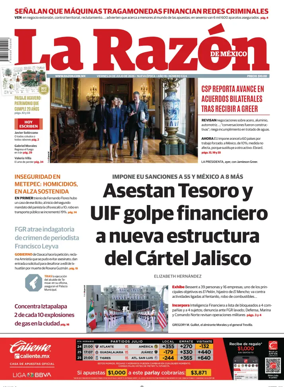 Cover of La Razon de Mexico