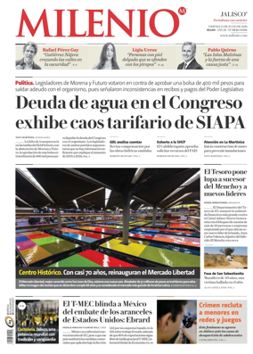 Cover of Milenio Jalisco