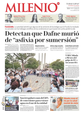 Cover of Milenio Tamaulipas