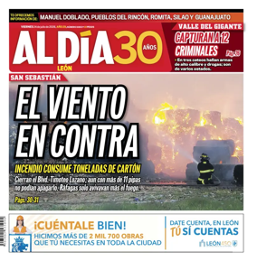 Cover of Periodico Al Dia (Leon)