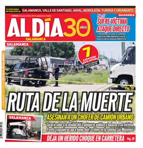 Cover of Periodico Al Dia (Salamanca)