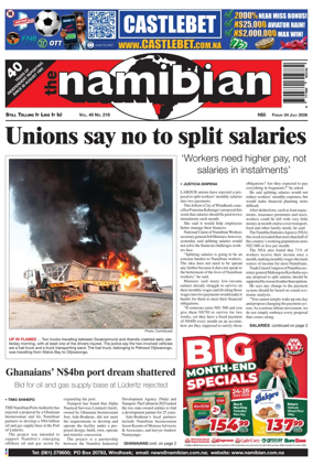 Cover of The Namibian