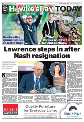 Cover of Hawke's Bay Today