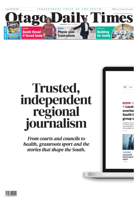 Cover of Otago Daily Times