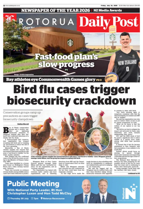 Cover of Rotorua Daily Post