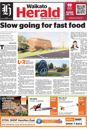 Cover of Waikato Herald