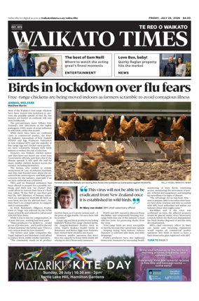 Cover of Waikato Times