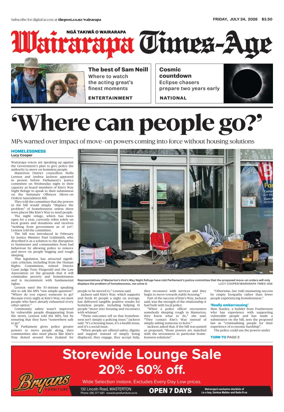 Cover of Wairarapa Times-Age (NZ)