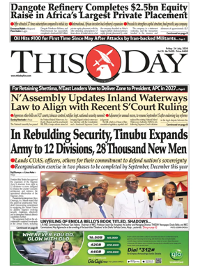 Cover of THISDAY