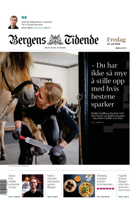 Cover of Bergens Tidende