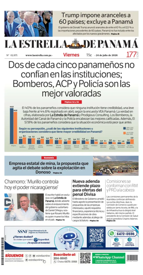 Cover of La Estrella de Panama