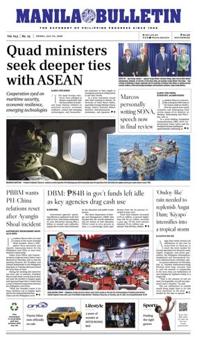 Cover of Manila Bulletin