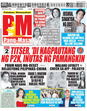Cover of PM Pang-Masa