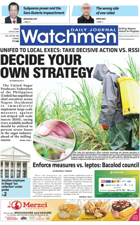Cover of Watchmen Daily Journal