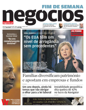 Cover of Jornal de Negocios