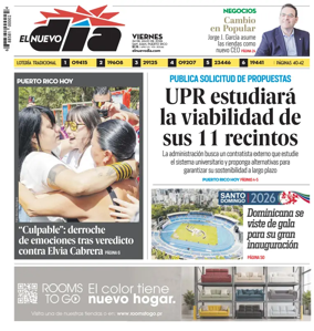 Cover of El Nuevo Dia