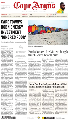 Cover of Cape Argus (PM Edition)