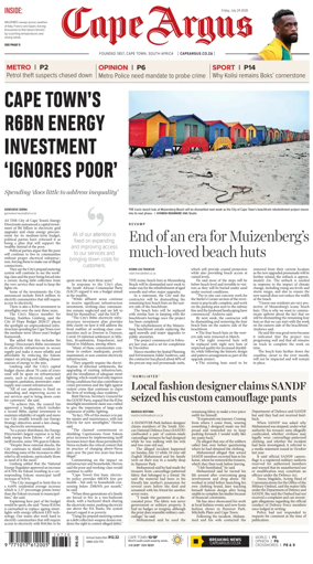 Cover of Cape Argus
