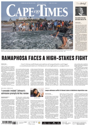 Cover of Cape Times