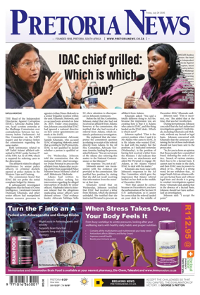 Cover of Pretoria News